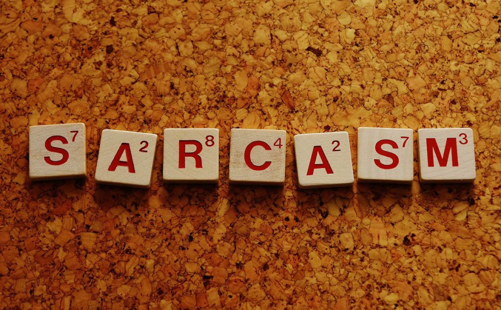 types of sarcasm in novels